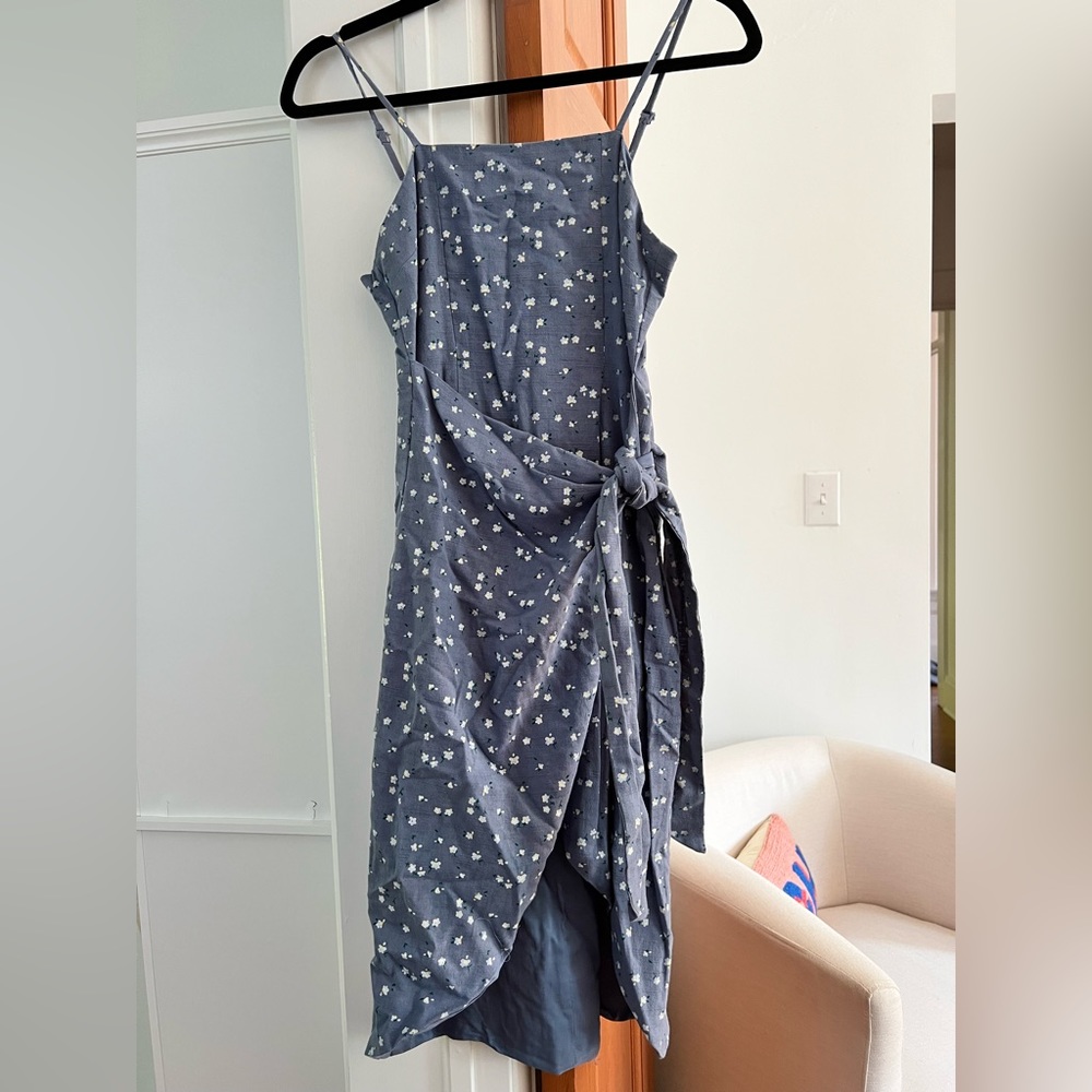 Majorelle Floral Blue Dress